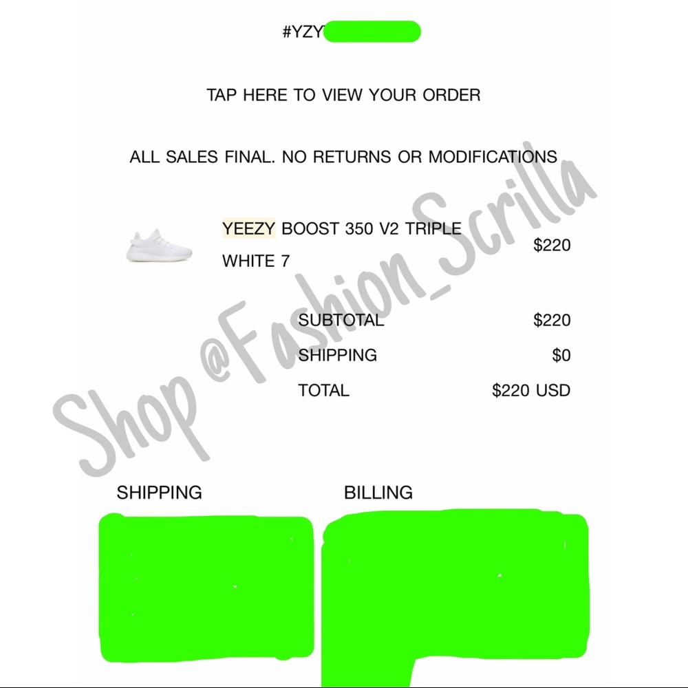 YEEZY Boost 350 V2 Triple White Adidas Sneakers - Picture 10 of 17